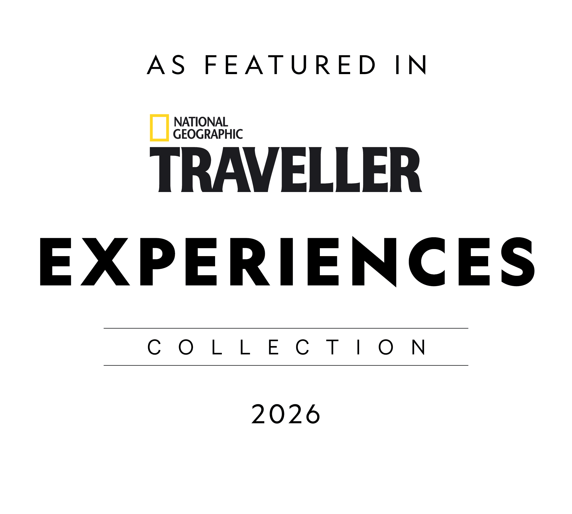 As featured in luxury travel experiences