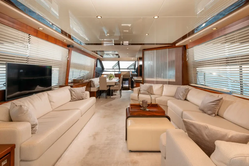 Princess 72 living room
