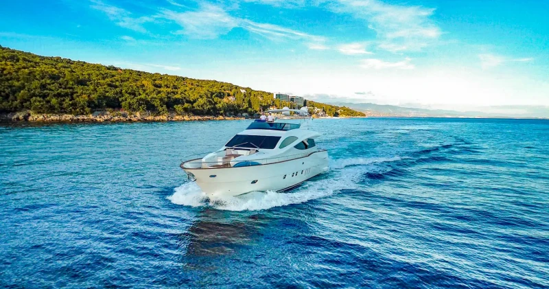 Filippetti Yacht Lukas sailing near Hvar Island