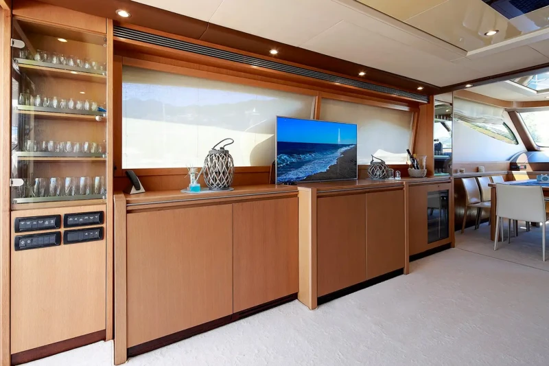 Filippetti Yacht Lukas, living room, tv