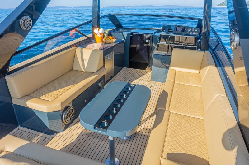 Colnago 35 deck seating area